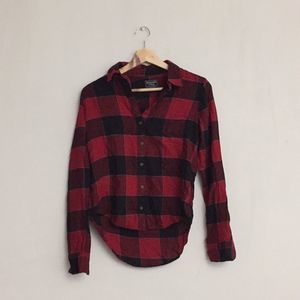 Abercrombie Fitch Red Plaid